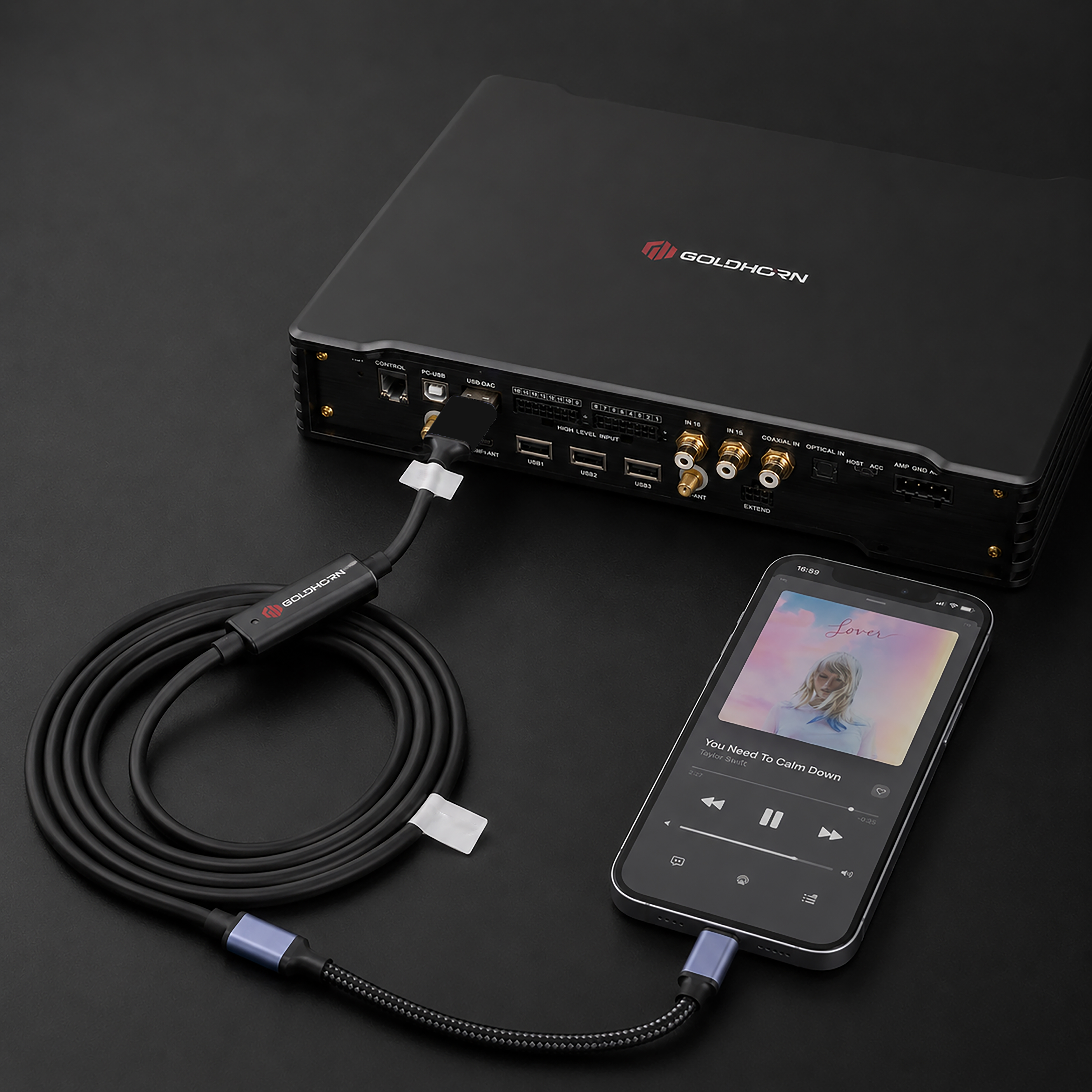 Car-Specific USB-OTG  Audio Adapter Cable