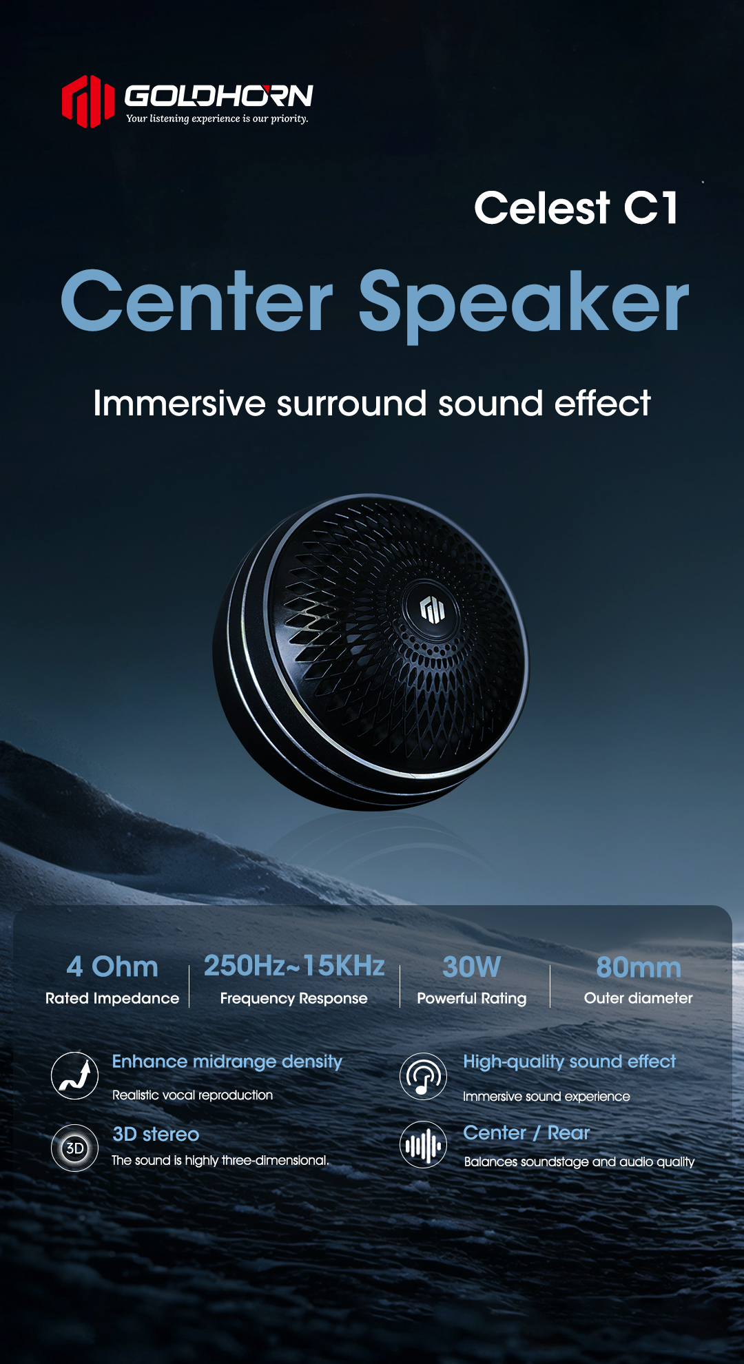Center Speaker - Celest C1